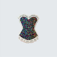 Load image into Gallery viewer, Holographic Glitter Bejeweled Bodysuit Sticker