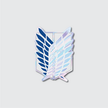 Load image into Gallery viewer, Holographic Wings of Freedom Logo Sticker