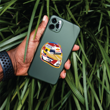 Load image into Gallery viewer, Holographic Verstappen Helmet Sticker