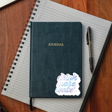 Load image into Gallery viewer, Holographic Drink More Water Sticker