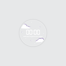 Load image into Gallery viewer, BTS 00:00 Clear Sticker