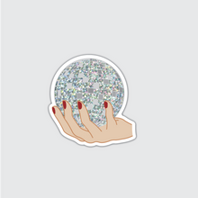 Load image into Gallery viewer, Holographic Glitter Discoball Sticker