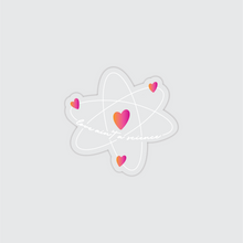Load image into Gallery viewer, Love Ain't A Science Clear Sticker