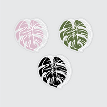 Load image into Gallery viewer, Monstera Leaf Clear Sticker