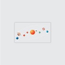 Load image into Gallery viewer, Solar System Clear Sticker