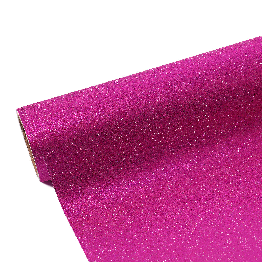 EagleVinyl Hot Pink Glitter Craft Vinyl