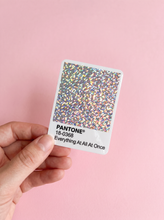 Load image into Gallery viewer, Holographic Glitter Everything All at Once Sticker
