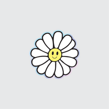 Load image into Gallery viewer, Holographic Smiling Daisy Sticker
