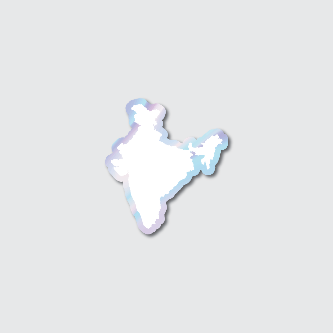 Holographic India Sticker Inktrinx