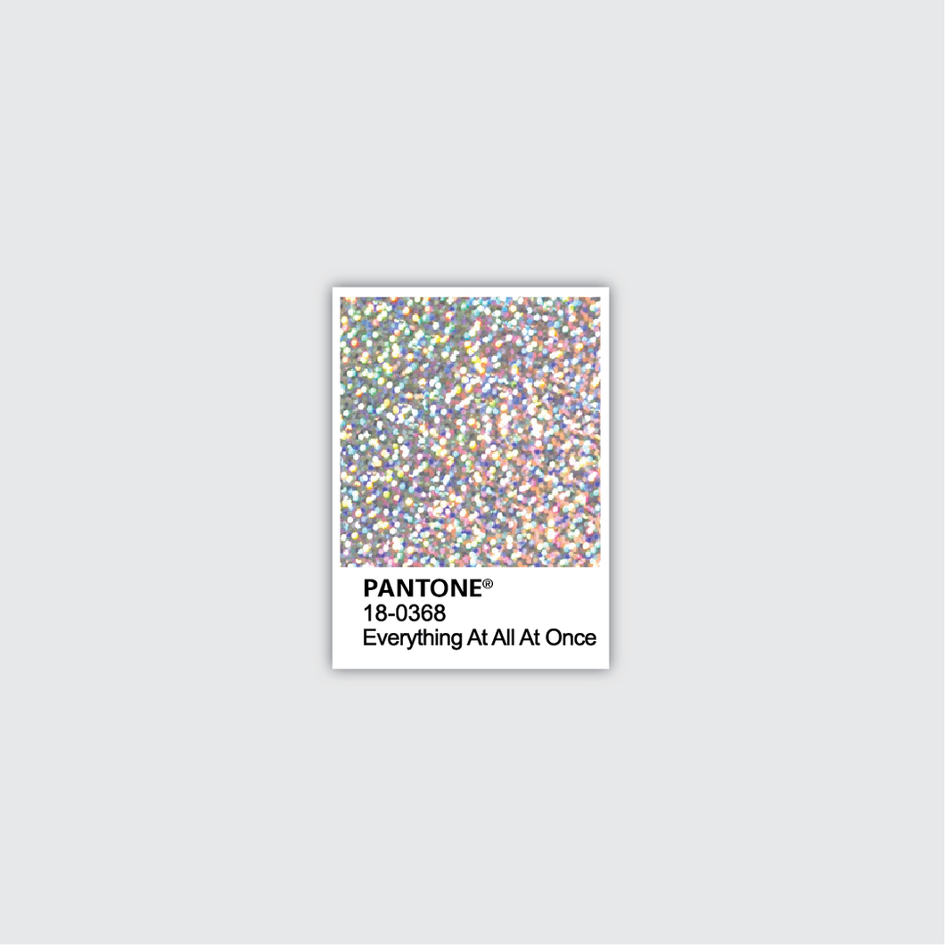 Holographic Glitter Everything All at Once Sticker