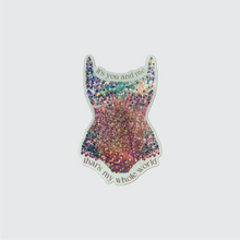 Load image into Gallery viewer, Holographic Glitter Sparkle Bodysuit Sticker
