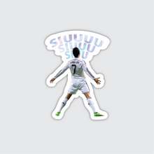 Load image into Gallery viewer, Holographic SUI Ronaldo Sticker
