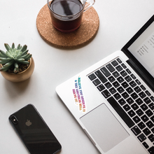 Load image into Gallery viewer, Holographic Glitter Believe You Deserve It Sticker
