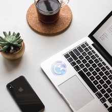 Load image into Gallery viewer, Holographic Smile Sticker
