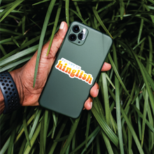 Load image into Gallery viewer, Holographic Fluent in Hinglish Sticker
