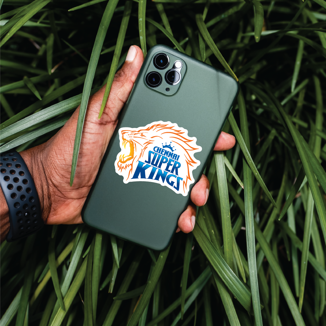 Holographic Chennai Super Kings IPL Sticker – INKTRINX