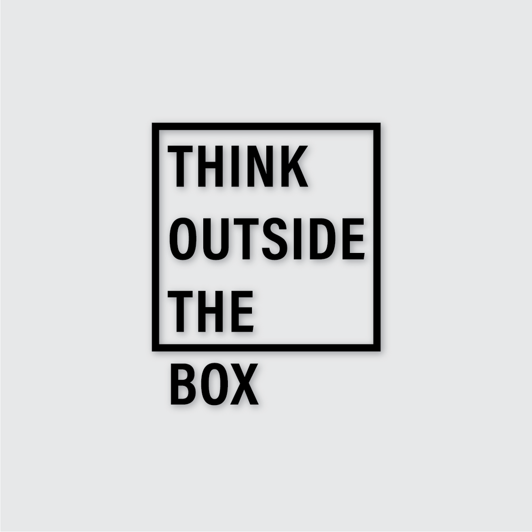 Think Outside the Box Decal