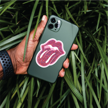 Load image into Gallery viewer, Rolling Stones Logo Glitter Sticker
