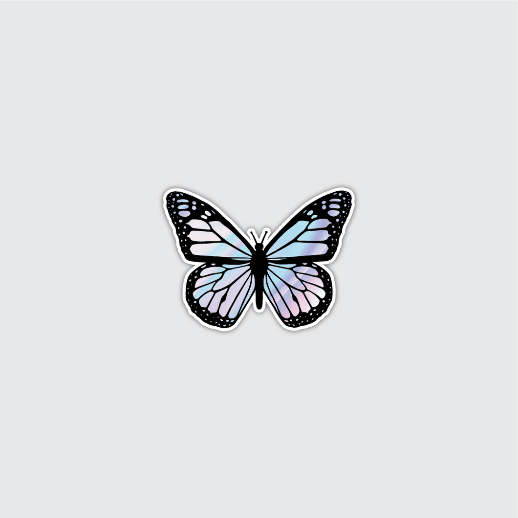 Holographic Butterfly Sticker