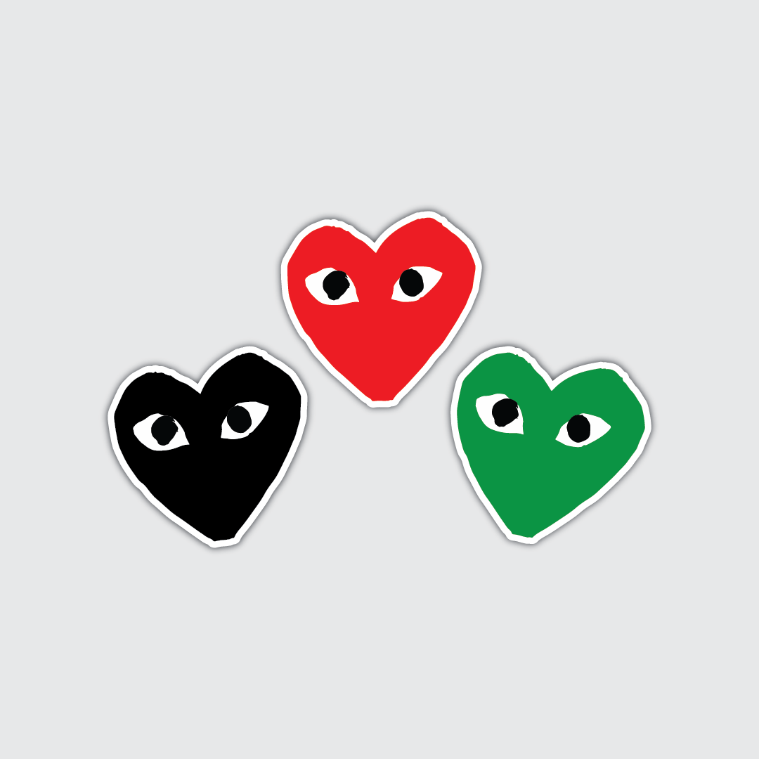 Comme Des Gacon Logo Sticker INKTRINX