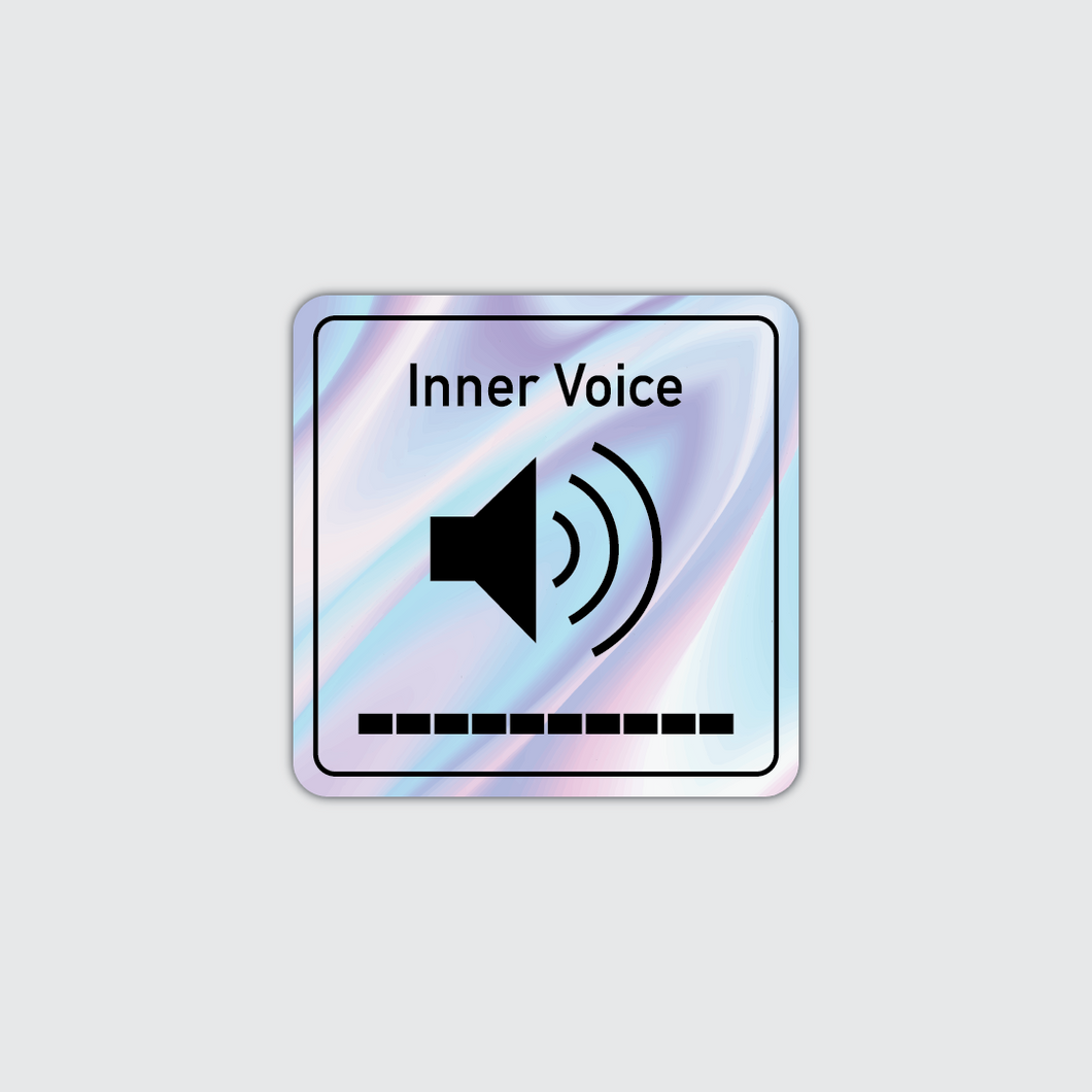 Holographic Inner Voice Sticker