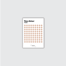 Load image into Gallery viewer, Clear Matte Dots Sticker Sheet
