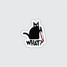 Load image into Gallery viewer, Homicidal Cat Sticker
