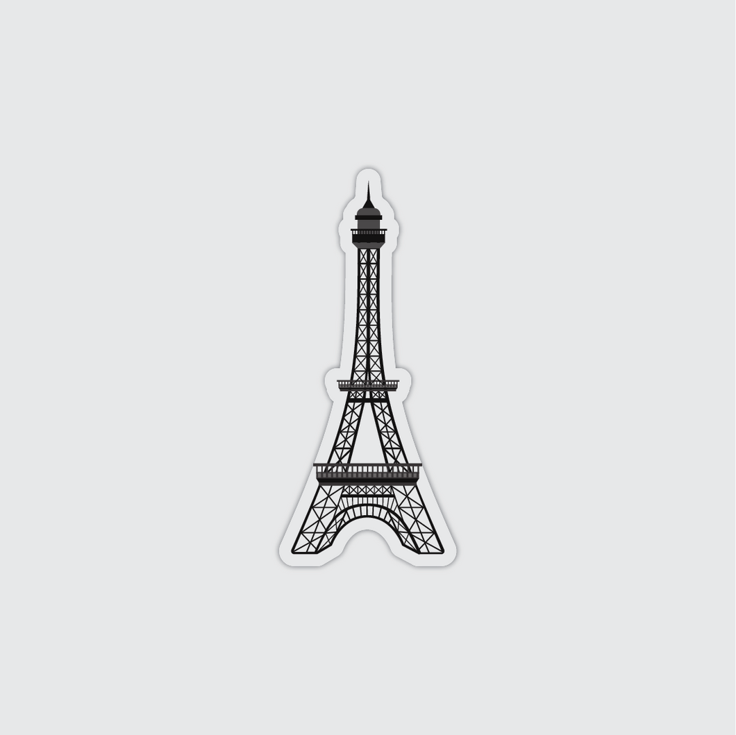 Eiffel Tower Clear Sticker