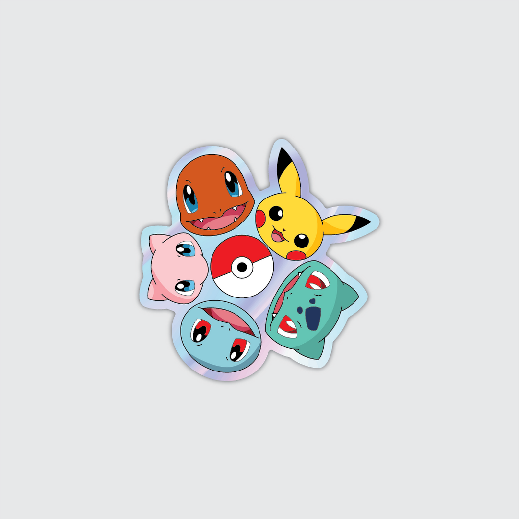 Holographic Pokemon Sticker