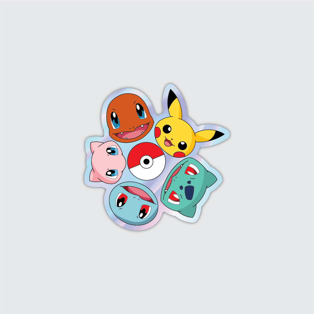 Holographic Pokemon Sticker INKTRINX Holographic Pokemon Sticker INKTRINX