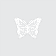 Load image into Gallery viewer, Mystic White Butterfly Clear Sticker
